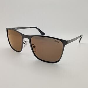 BMW BW0052-H Sunglasses Polarized UV400 Black Frame w/ Case & Papers NEW